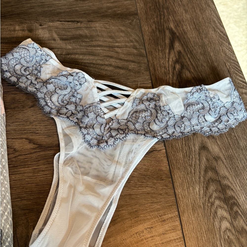 Victoria's Secret Blue Lace Camisole - Picture 6 of 6